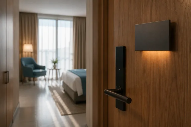 Habitaci&oacute;n de hotel preparada para la llegada del hu&eacute;sped