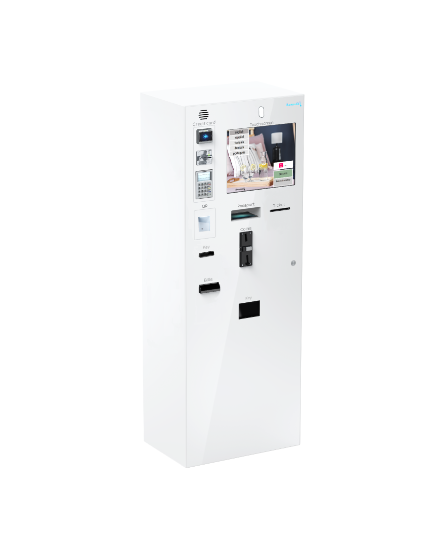 Kiosco Roommatik L-201 con pago en efectivo Kiosco Roommatik L-201 con pago en efectivo