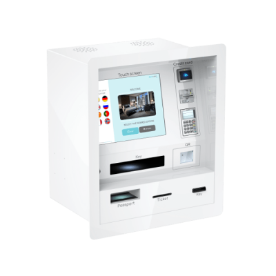Recepción automática con máquina de check-in Roommatik M-303 blanco Recepción automática con máquina de check-in Roommatik M-303 blanco